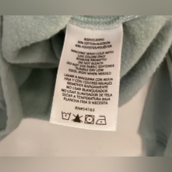 Mint Green Calvin Klein Crop Sweater_XXL - Picture 2 of 4